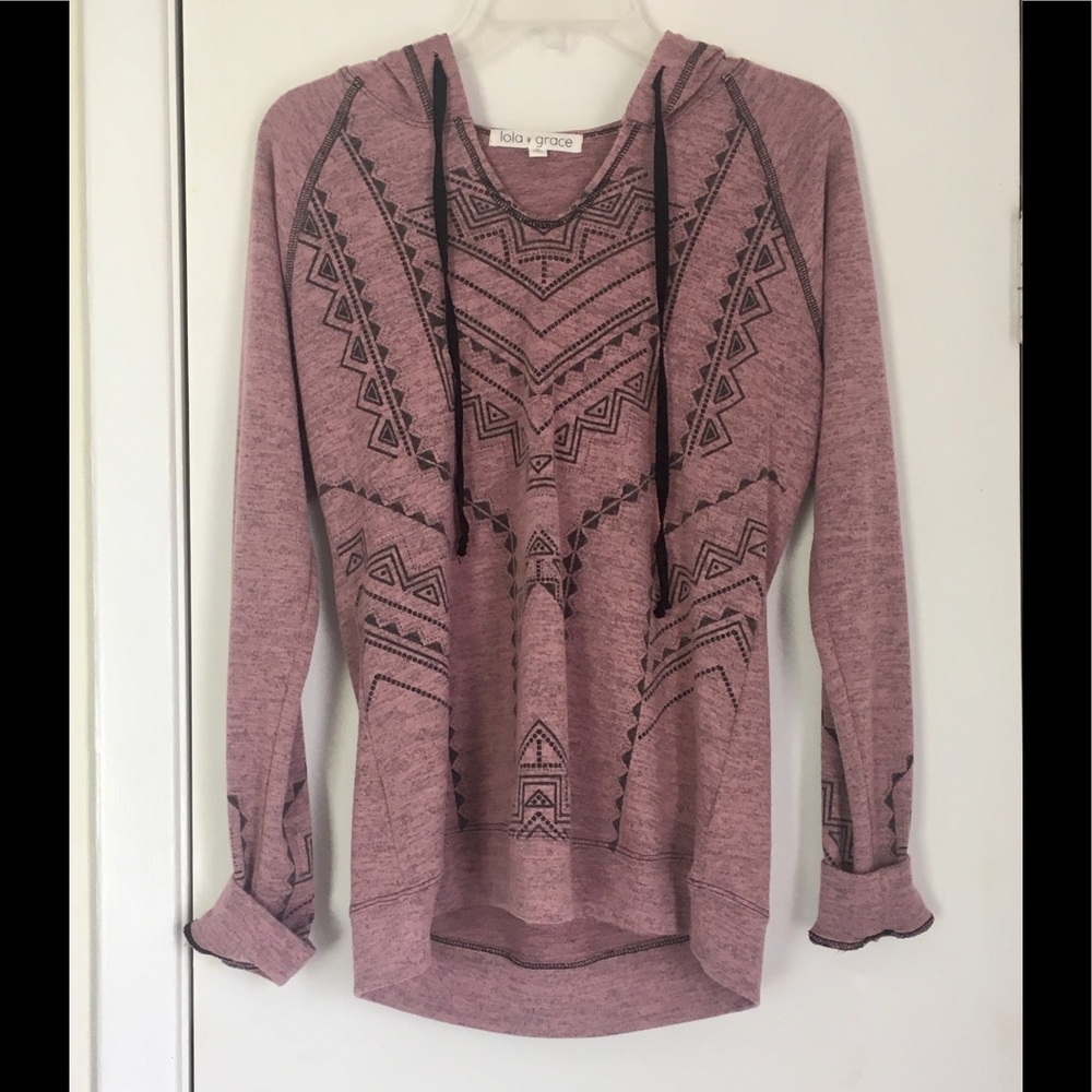 Junior Women’s Hoodie, Size M, Aztec